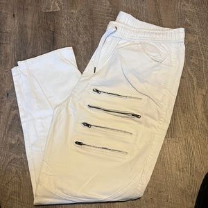 Men’s cotton pants with zippers
